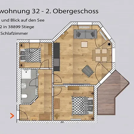 Auszeit-Im-Harz Haus 5 Wohnung 32 Stiege Экстерьер фото